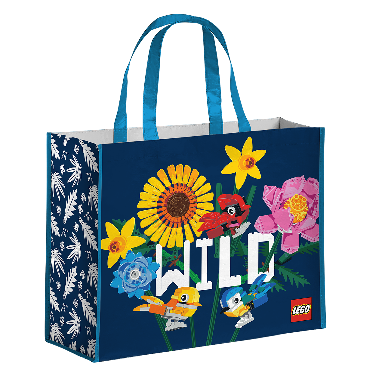LEGO® Shoppingnet, blå – Botanical, 40×45 cm