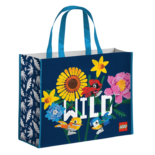LEGO® Shoppingnet, blå – Botanical, 40×45 cm