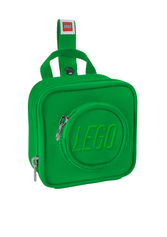 LEGO kloss miniryggsäck, 10 x 10 x 6 cm, 0,6 L, grön