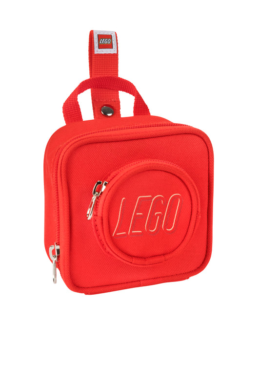 LEGO kloss miniryggsäck, 10 x 10 x 6 cm, 0,6 L, röd