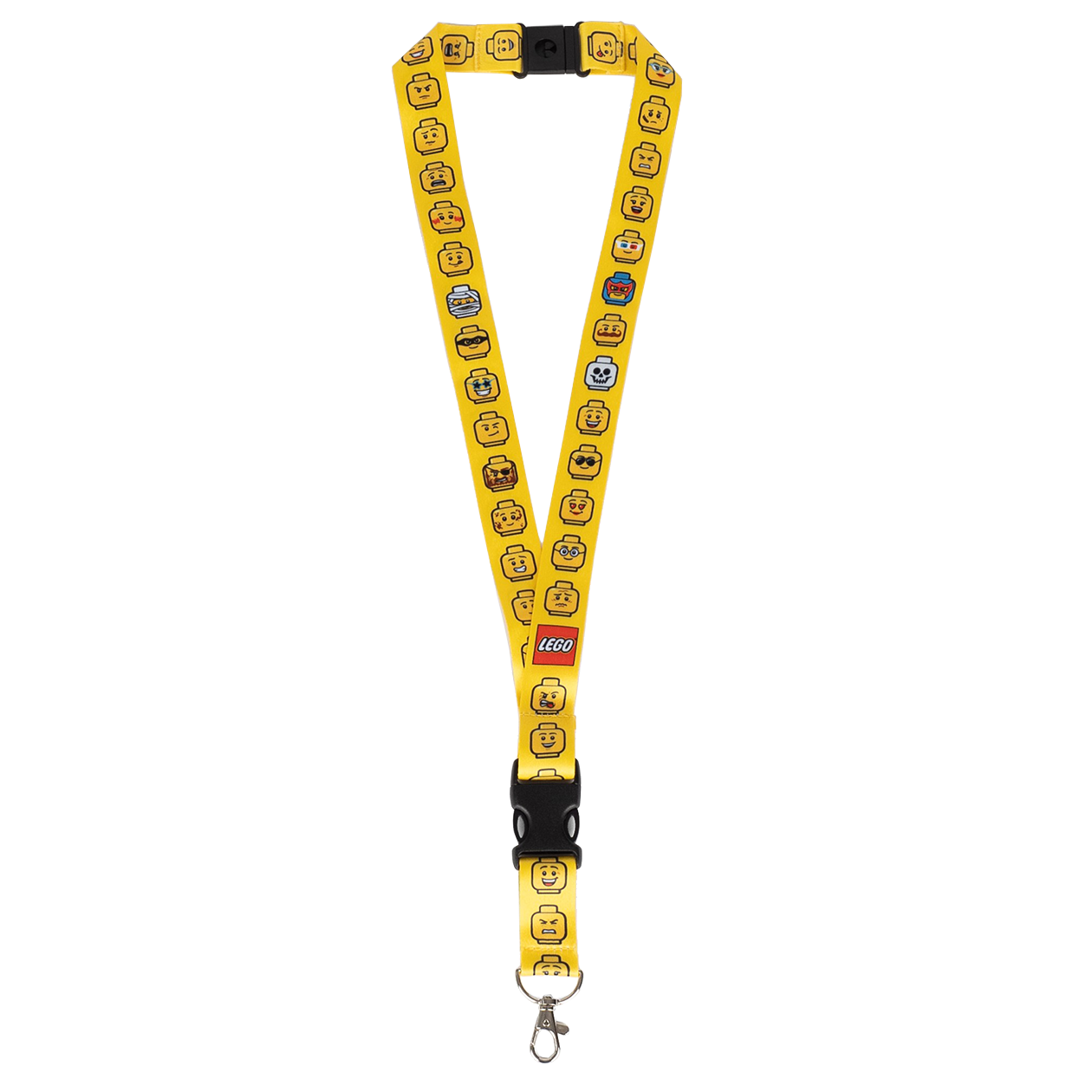 LEGO® Nøglesnor, Gul Minifigur Hoveder