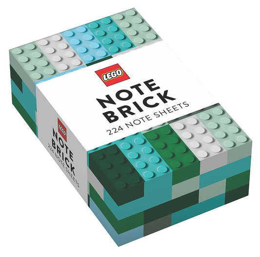 LEGO® Notepad (blue-green), 224 note sheets