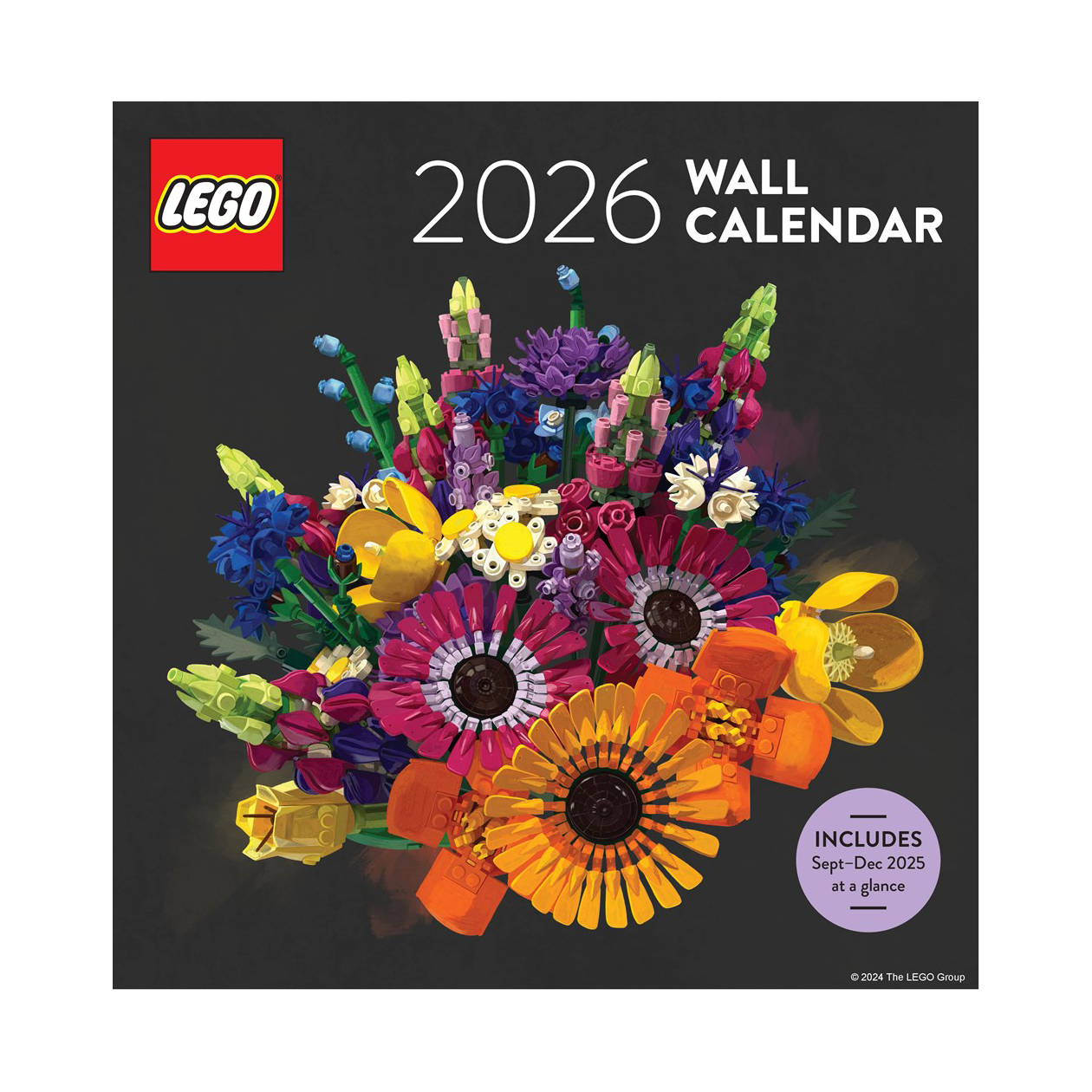 LEGO®Vægkalender 2026 - Botaniske Blomster
