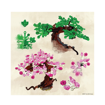 LEGO®Vægkalender 2026 - Botaniske Blomster