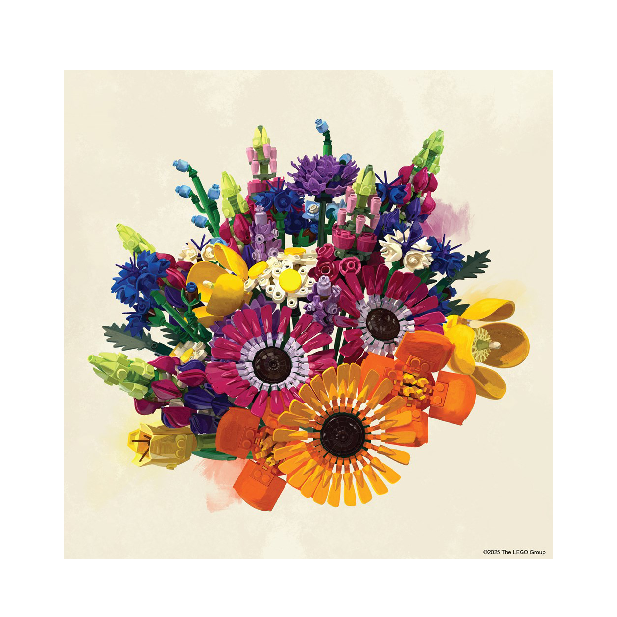 LEGO®Vægkalender 2026 - Botaniske Blomster