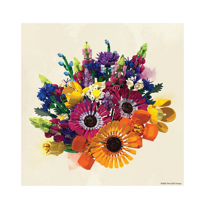LEGO®Vægkalender 2026 - Botaniske Blomster