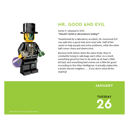 LEGO® 2027 Dagskalender, LEGO Minifigur - én om dagen