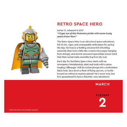 LEGO® 2027 Dagskalender, LEGO Minifigur - én om dagen
