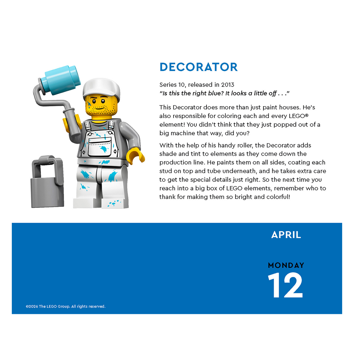 LEGO® 2027 Dagskalender, LEGO Minifigur - én om dagen
