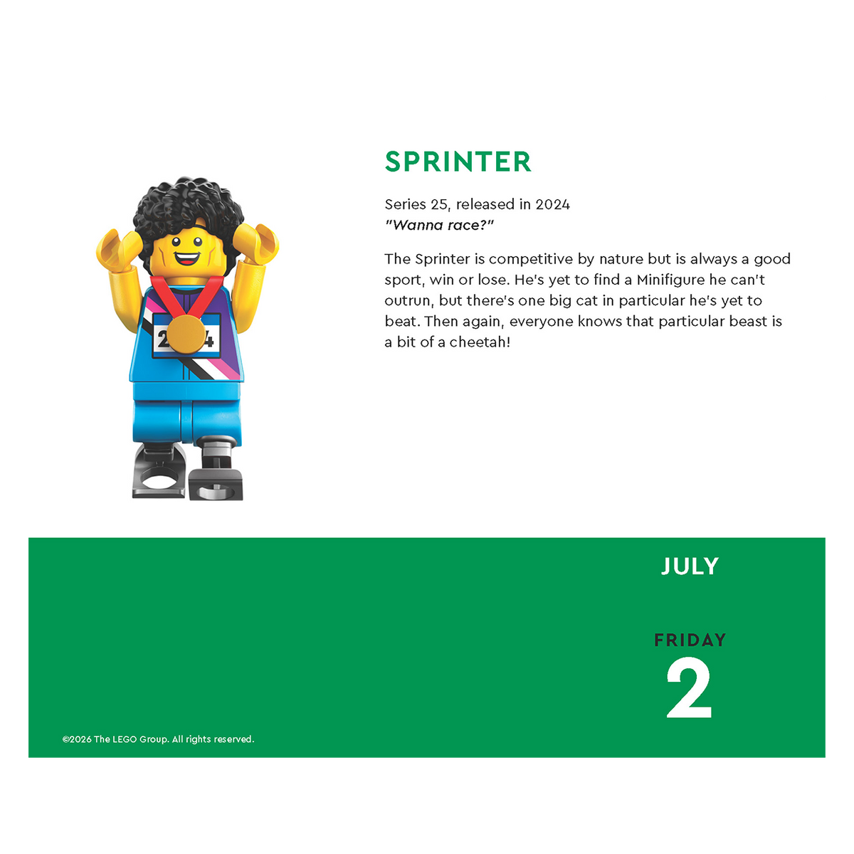 LEGO® 2027 Dagskalender, LEGO Minifigur - én om dagen