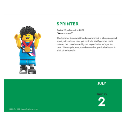 LEGO® 2027 Dagskalender, LEGO Minifigur - én om dagen
