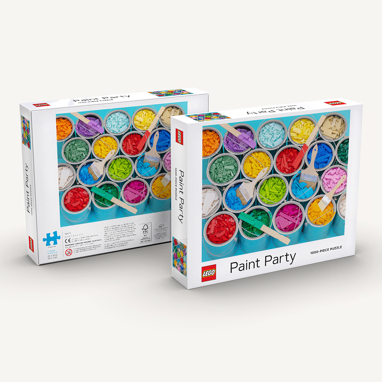 LEGO Paint Party puzzle, 1000 pieces