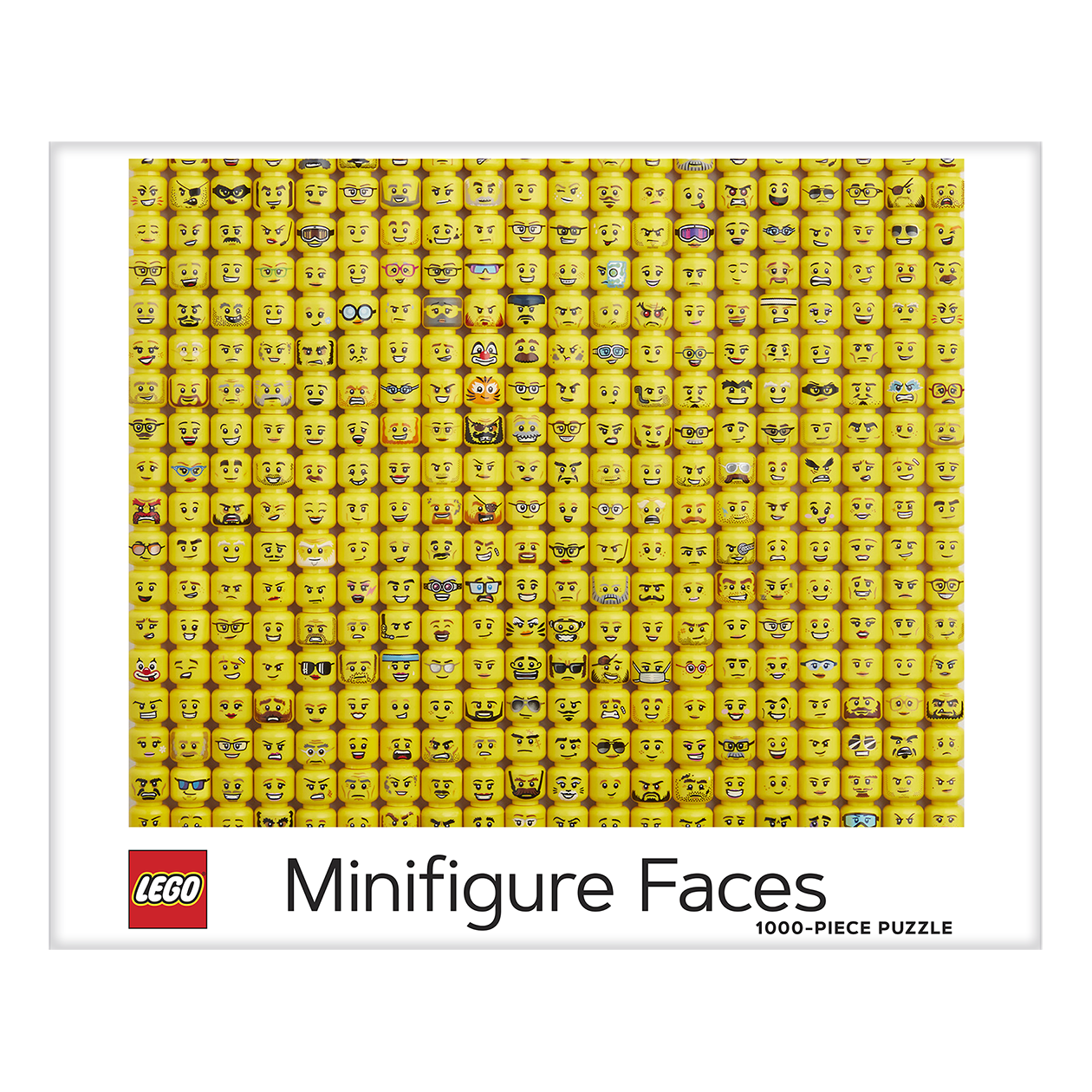 LEGO Minifigure Faces-pussel, 1000 bitar
