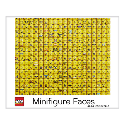 LEGO Minifigure Faces-pussel, 1000 bitar