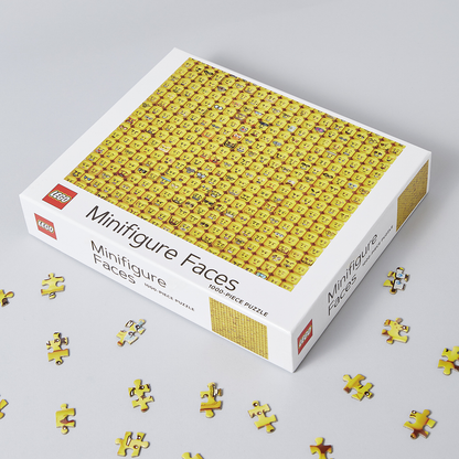 LEGO Minifigure Faces-pussel, 1000 bitar
