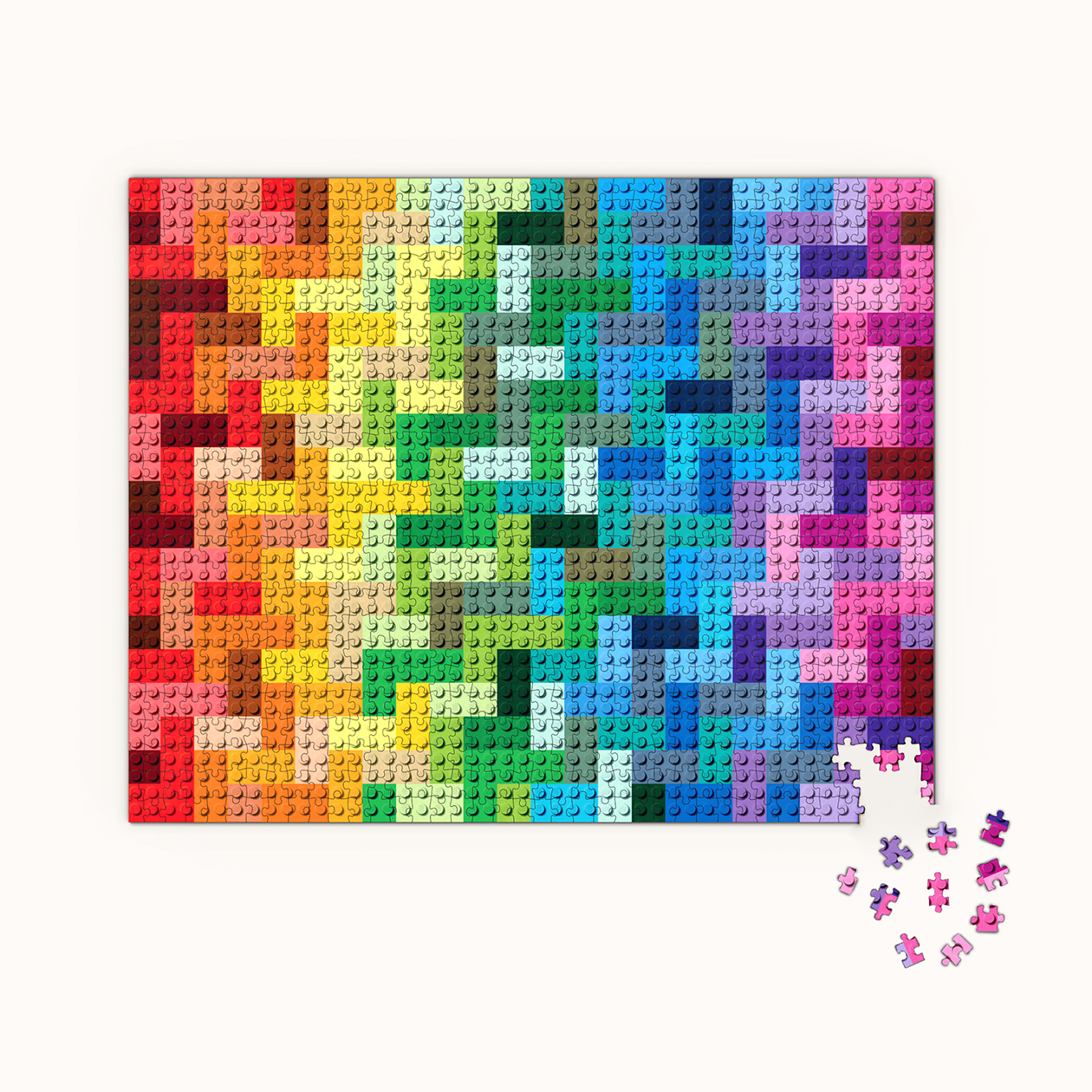 LEGO Regnbue Klodser puslespil