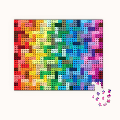 LEGO Regnbue Klodser puslespil