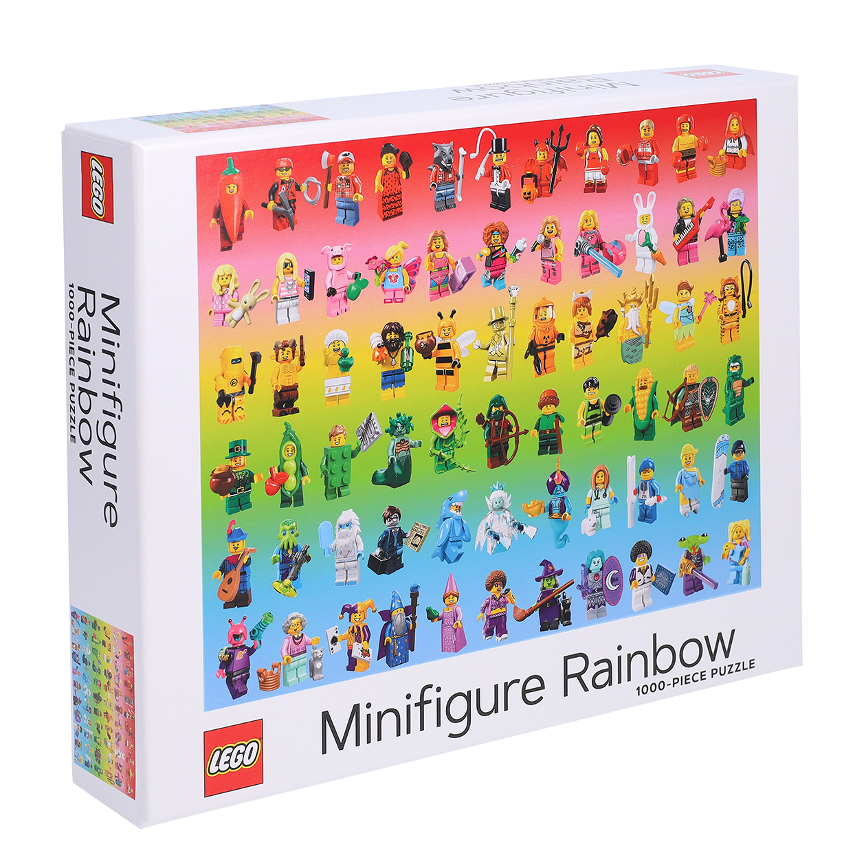 LEGO Minifigure Rainbow puzzle 1000 pieces