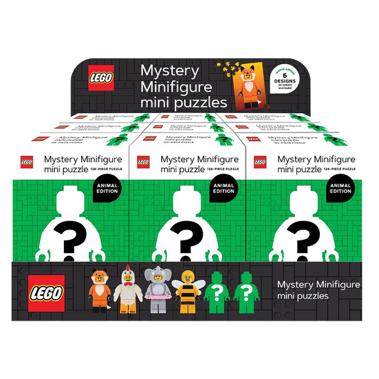 LEGO® Mystery Minifigure Puzzles Animal edition, 6x2 pcs. Green