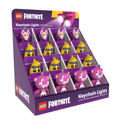 LEGO® FORTNITE® LED Nøglering CDU 16 stk.