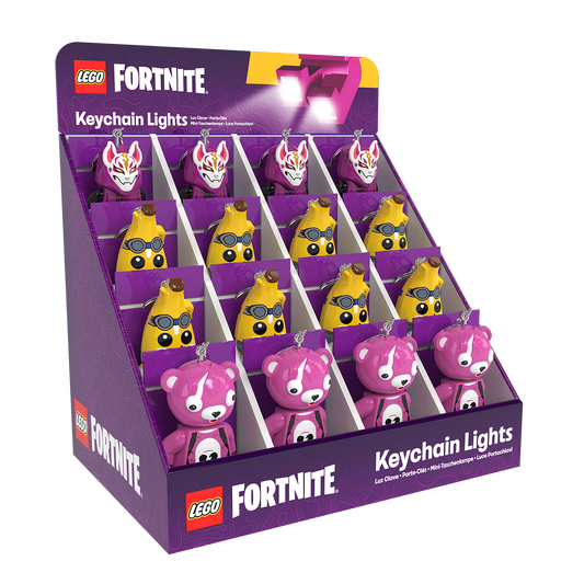 LEGO® FORTNITE® LED Key Chain CDU 16 pcs.