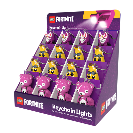 LEGO® FORTNITE® LED Nyckelring CDU 16 st.
