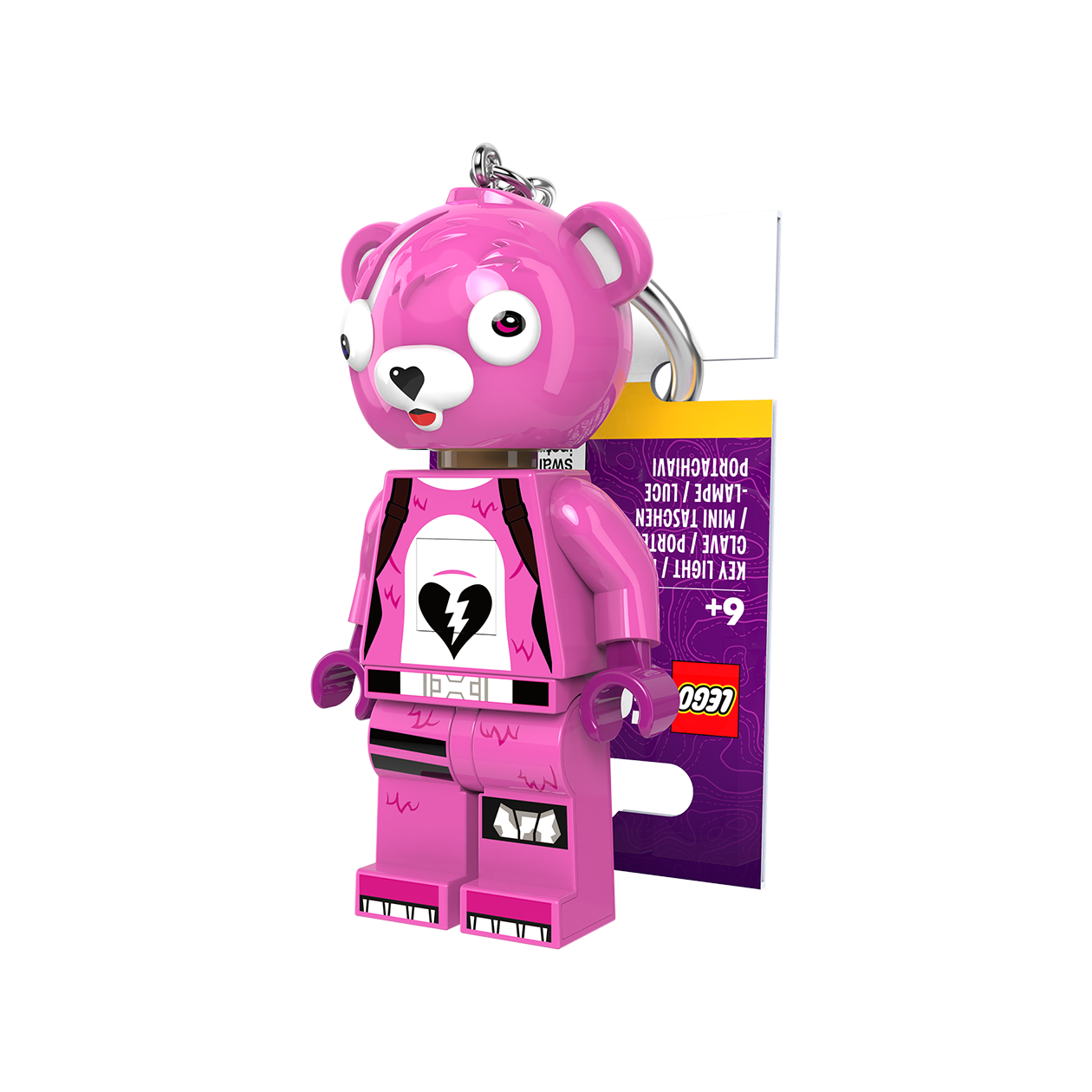 LEGO® FORTNITE® LED Nøglering Cuddle Team Leader