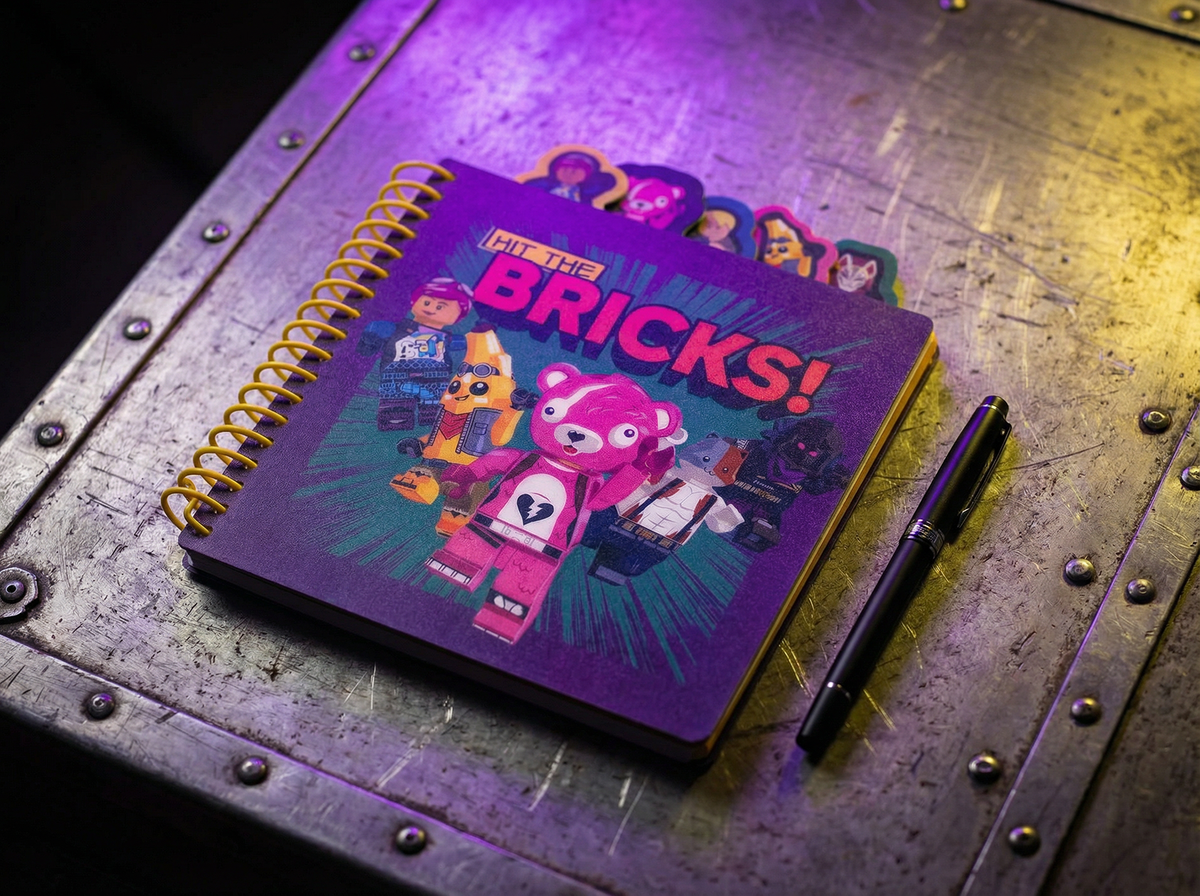 LEGO® FORTNITE® Tabbed Notebook