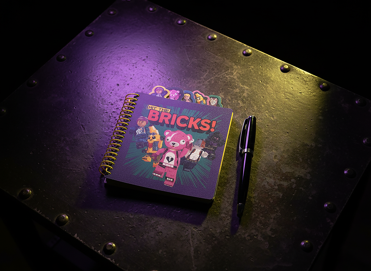 LEGO® FORTNITE® Tabbed Notebook