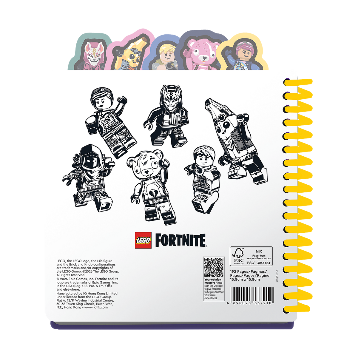 LEGO® FORTNITE® Tabbed Notebook