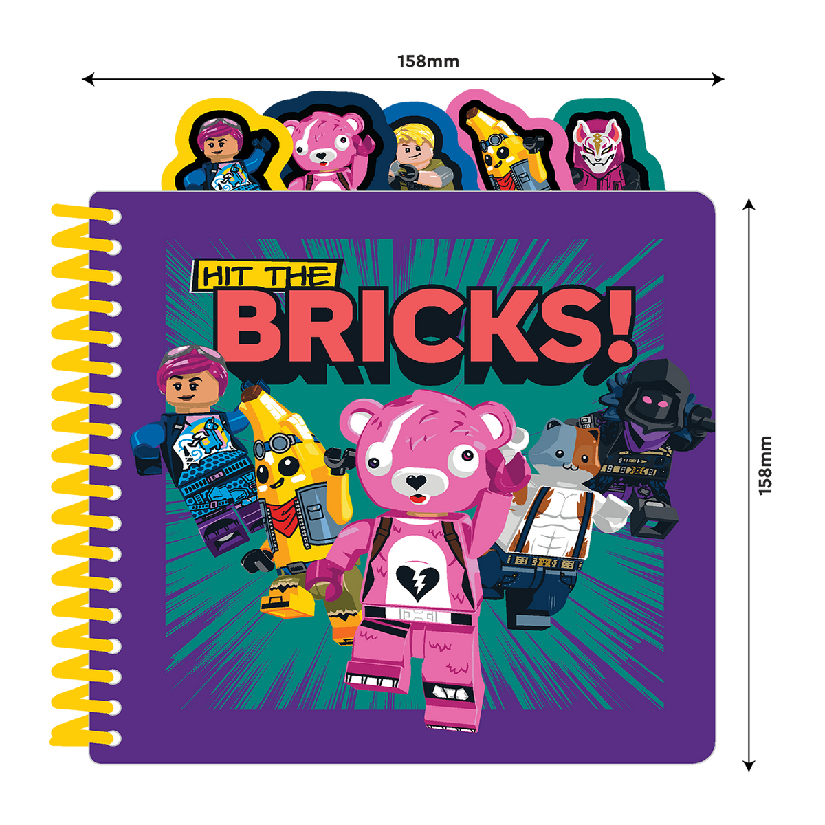LEGO® FORTNITE® Tabbed Notebook