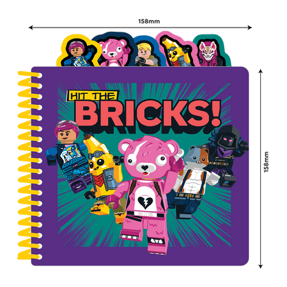 LEGO® FORTNITE® Tabbed Notebook