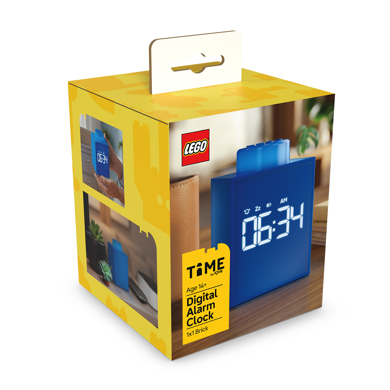 LEGO® TIME Vækkeur 1x1 Klods BLÅ