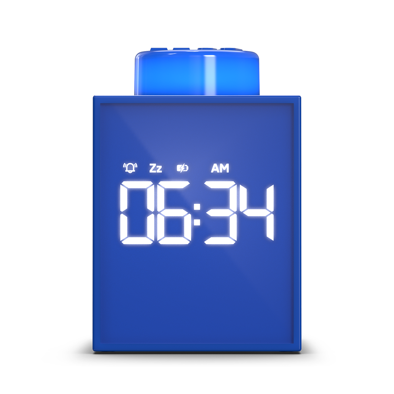 LEGO® TIME Vækkeur 1x1 Klods BLÅ