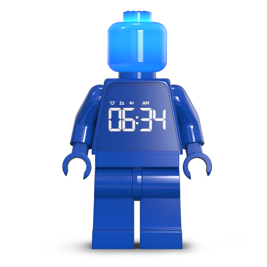 LEGO® TIME Alarm Clock Minifigure BLUE