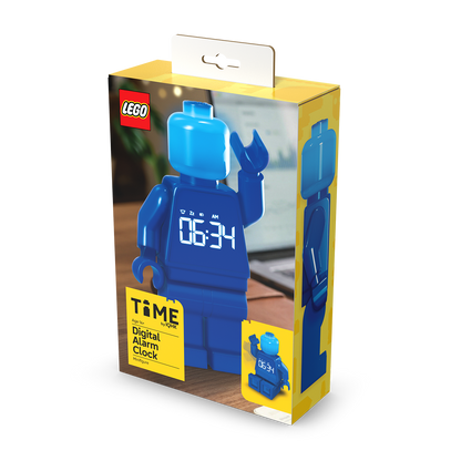 LEGO® TIME Vækkeur Minifigur BLÅ