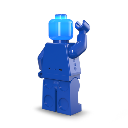 LEGO® TIME Vækkeur Minifigur BLÅ