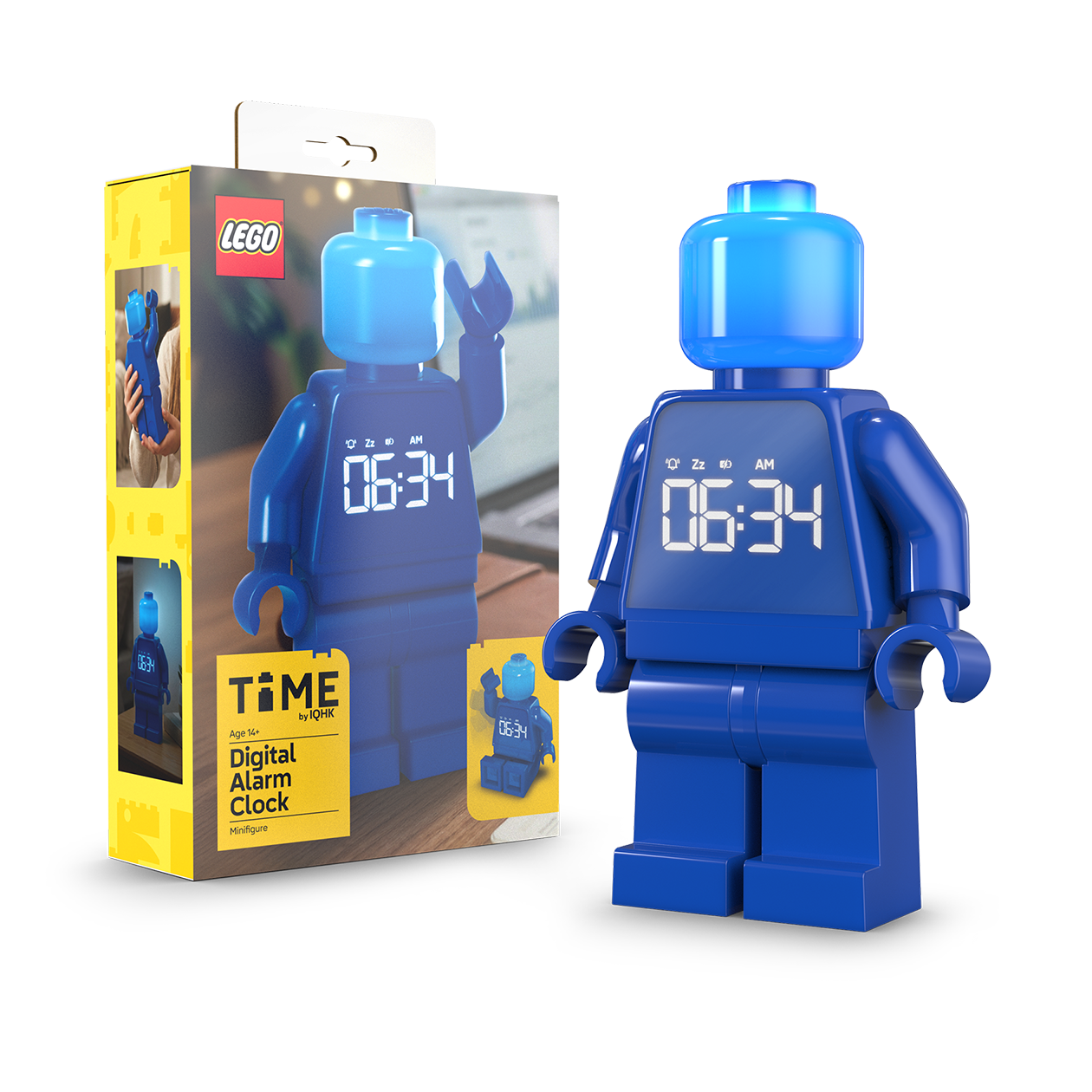 LEGO® TIME Vækkeur Minifigur BLÅ
