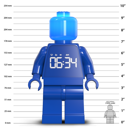 LEGO® TIME Vækkeur Minifigur BLÅ