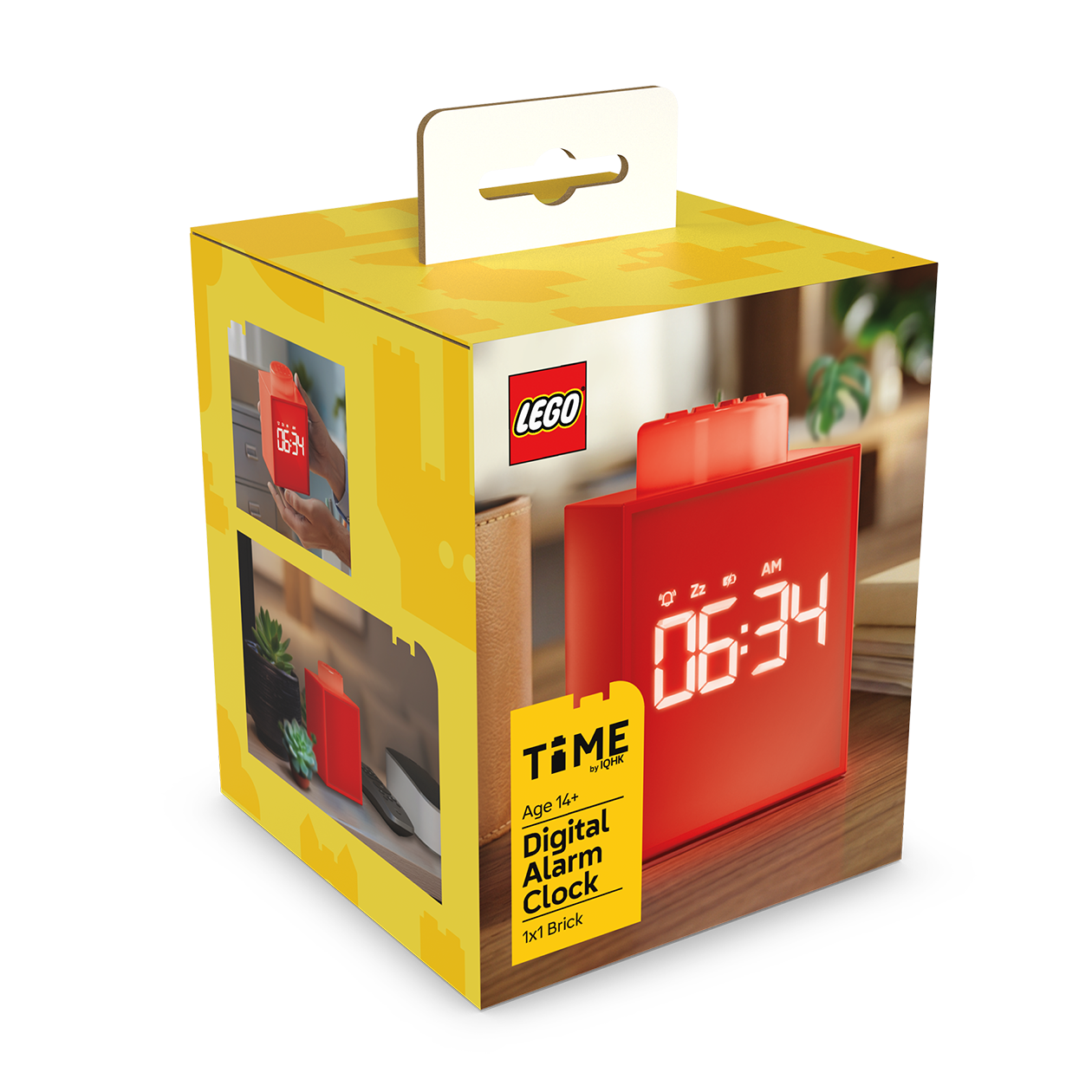 LEGO® TIME Vækkeur 1x1 Klods RØD