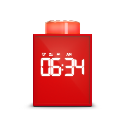 LEGO® TIME Vækkeur 1x1 Klods RØD