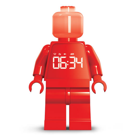 LEGO® TIME Alarm Clock Minifigure RED