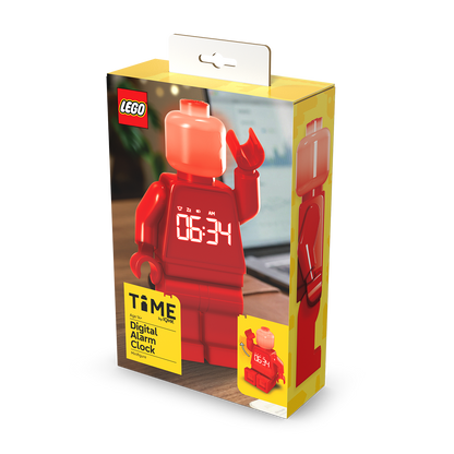 LEGO® TIME Vækkeur Minifigur RØD