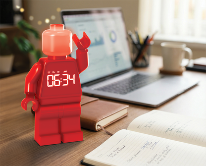 LEGO® TIME Vækkeur Minifigur RØD