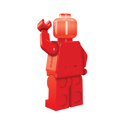LEGO® TIME Vækkeur Minifigur RØD
