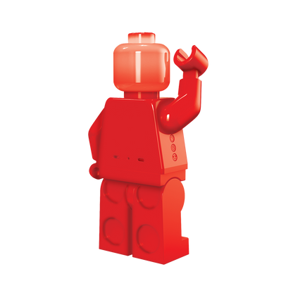 LEGO® TIME Vækkeur Minifigur RØD