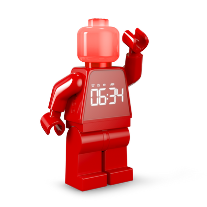 LEGO® TIME Vækkeur Minifigur RØD