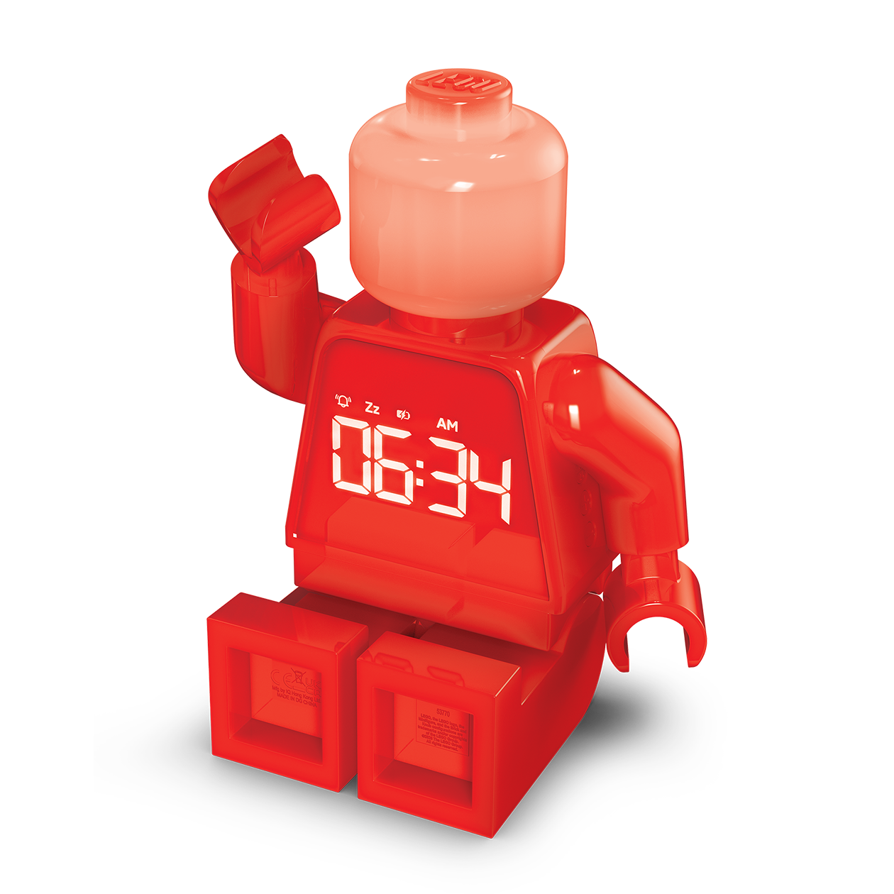 LEGO® TIME Vækkeur Minifigur RØD