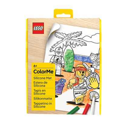 LEGO® Minifigurer Farvelægnings Silikone Måtte - Pirat