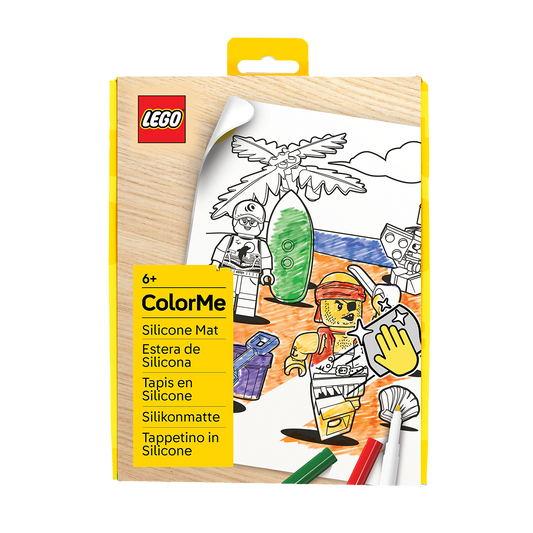 LEGO® Minifigurer Farvelægnings Silikone Måtte - Pirat